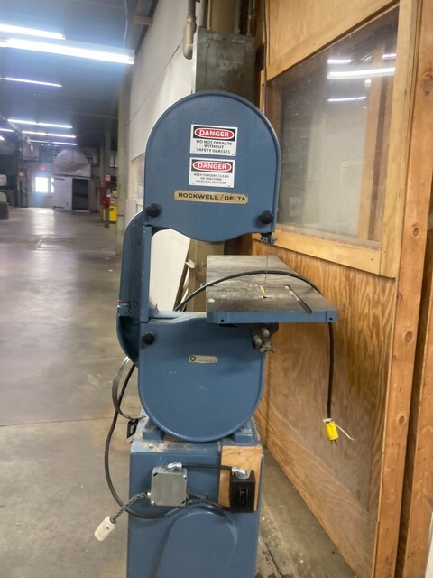 14" Delta Rockwell #28-200, Vertical Bandsaw w/ Extension Table, 120 Volt