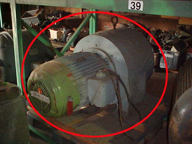 75 HP 1800 RPM U.S. Motors, Frame 365TSD, TEFC, 460 Volts