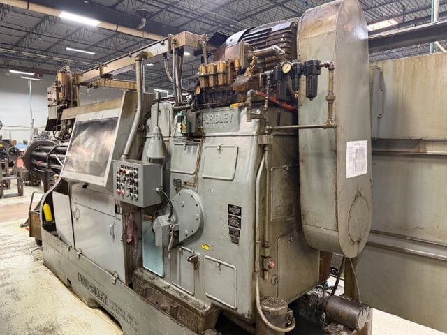 Acme #RB-8, 2", stock reel & stand, universal conveyor, serial #85591, 1976