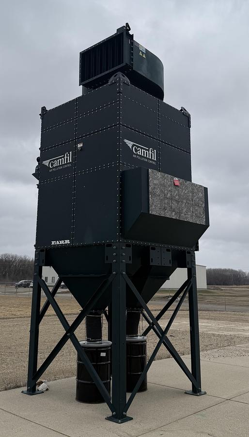 20000 cfm Camfill Farr Gold Series #GS16, dust collector, 16 cartridges, 52000 sq.ft., 2022