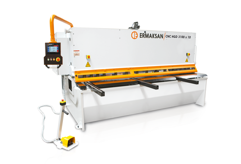 Ermaksan #HGD, Hydraulic Swing Beam Shear, 350 mm Throat depth, 1000 mm Back Gauge & Side Gauge