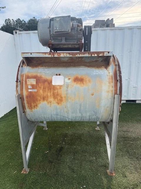 Hartzell Fan #54-42-VQ3, Industrial Axial Flow Fan, 42" diameter, 50 HP @ 1770 RPM TECO Westinghouse motor