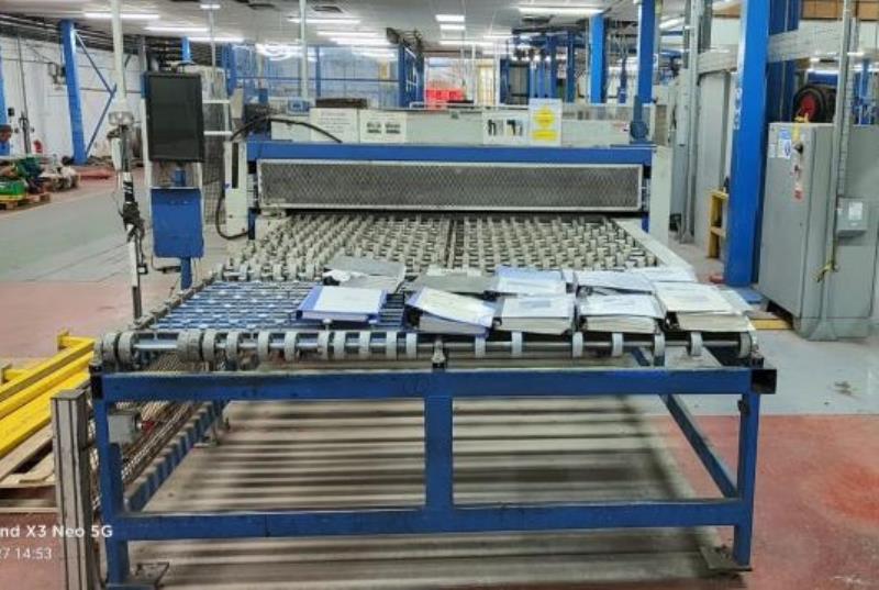 GED #INTERCEPT-LINE, Horizontal Insulated Glass Unit & Spacer Frame Fabrication Line, 150 insulated glass