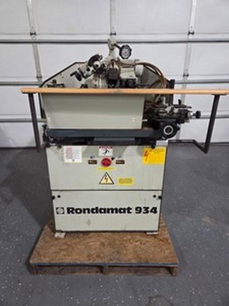 Weinig #R934, Profile Grinder, 11-1/2" max. tool diameter, 9" arbor length, 9" wheel diameter, 1.5 HP, 3000