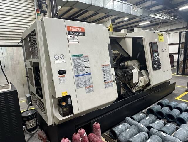 サマ Mazak #Super-Quadrex-200, CNC Lathe, 2-Axis, 20.5