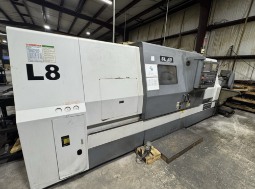 Samsung #SL-40, CNC Lathe, 26.8" Swing, 60.2" Machining length, 18" Chuck, 4.6" Bar, 19.7" Turning diameter