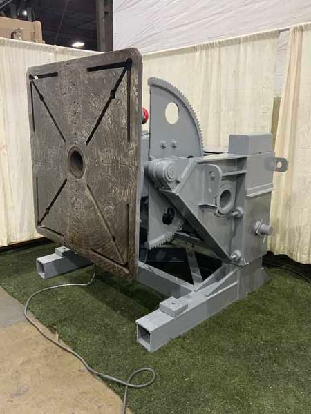 20000 lb. Ransome #200-P, welding positioner, power tilt & rotation, 135&deg; table tilt, pendant Control, 5 HP