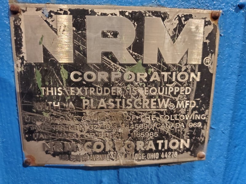 NRM, Gearbox for 3.5" Cold Feed Rubber Extruder, (2 available)