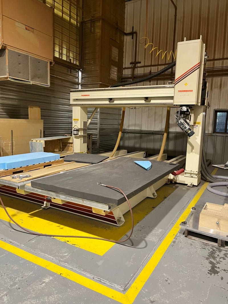 Thermwood #C67DT, 5-Axis Cnc Router, 120" x60" x36" travel, 5' x10' table, 1995