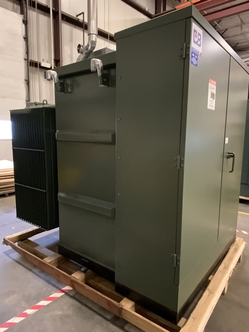 2500 KVA 24940 Delta Primary, 600Y Secondary, Daelim, Station