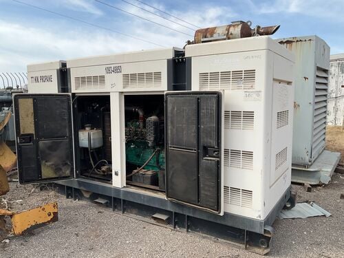77 KW Stamford #6BT5.9-G1, propane generator set, Cummins 6BT5.9-G1 Natural gas / propane engine, sound