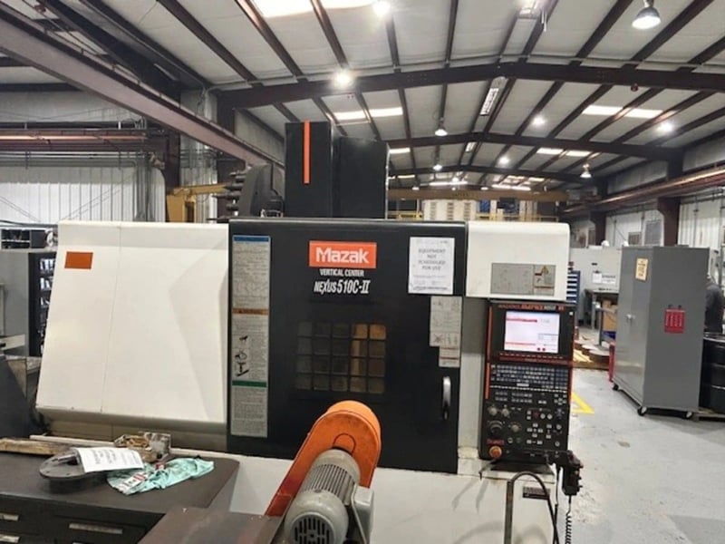 Mazak #Nexus-510C-II, CNC vertical machining center, 41.3" X, 20" Y, 20" Z, 12000 RPM, 25 HP, CAT-40, 30
