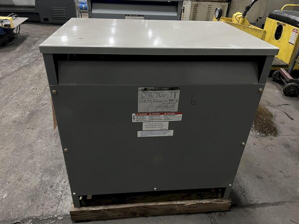75 KVA 480 Primary, 208Y/120 Secondary, Sorgel Square D, 3-phase insulated transformer, class AA
