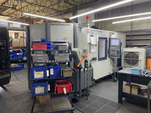 Kiwa #KMH-300A, 4-Axis Horizontal Machining Center, 18.1" X, 18.1" Y, 13.7" Z, 12.6" Pallet, 20 HP, 12000