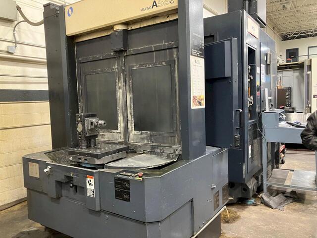 Makino #A55E, CNC horizontal machining center, Delta, 2003