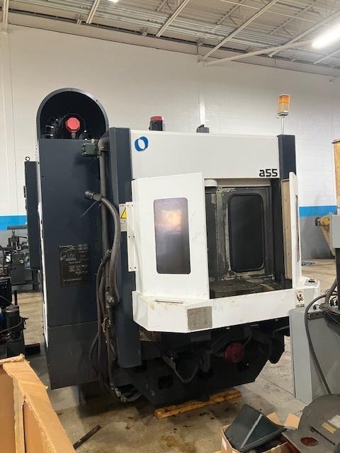 Makino #A55-Delta, CNC horizontal machining center, Makino Pro-3 CNC, 4th axis, 2007