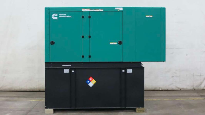 200 KW Cummins #C200D6D, diesel generator set, 120/208 Volts, 324 HP @ 1800 RPM, QSB7-G5 NR3 engine, EPA Tier