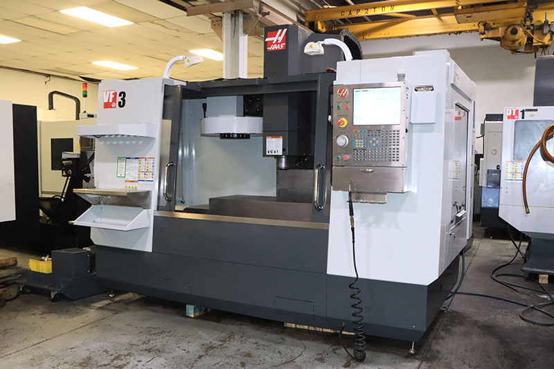 Haas #VF-3, CNC vertical machining center, 20 automatic tool changer ...