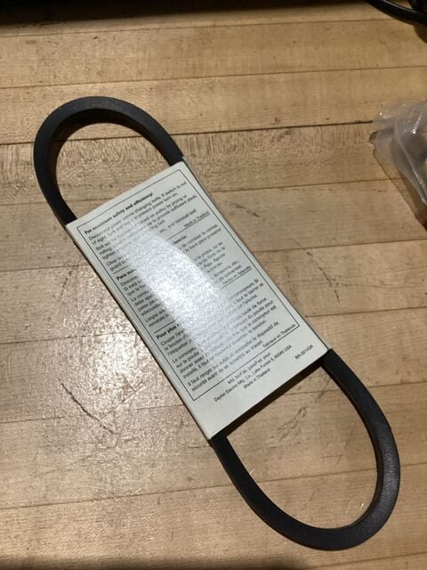 Dayton #4L290T, V-BELT 29" LENGTH FRACTIONAL HP, NEW