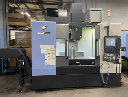 DN Solutions #DNM-5700, 4-Axis CNC Vertical Machining Center, 51" x 22" table, 41" X, 22" Y, 20" Z, 25 HP