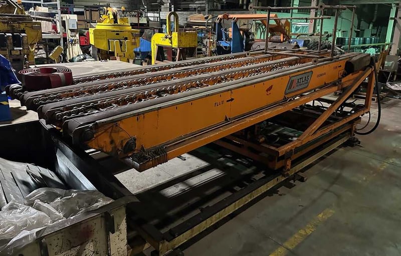 214" long, Atlas Press Conv., 4 rows, 61" pass height on one side