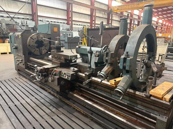 35" x 120" Vantage #PA-35, Hollow Spindle Oil Country Lathe, 12.5" spindle bore, 300 RPM, 2006