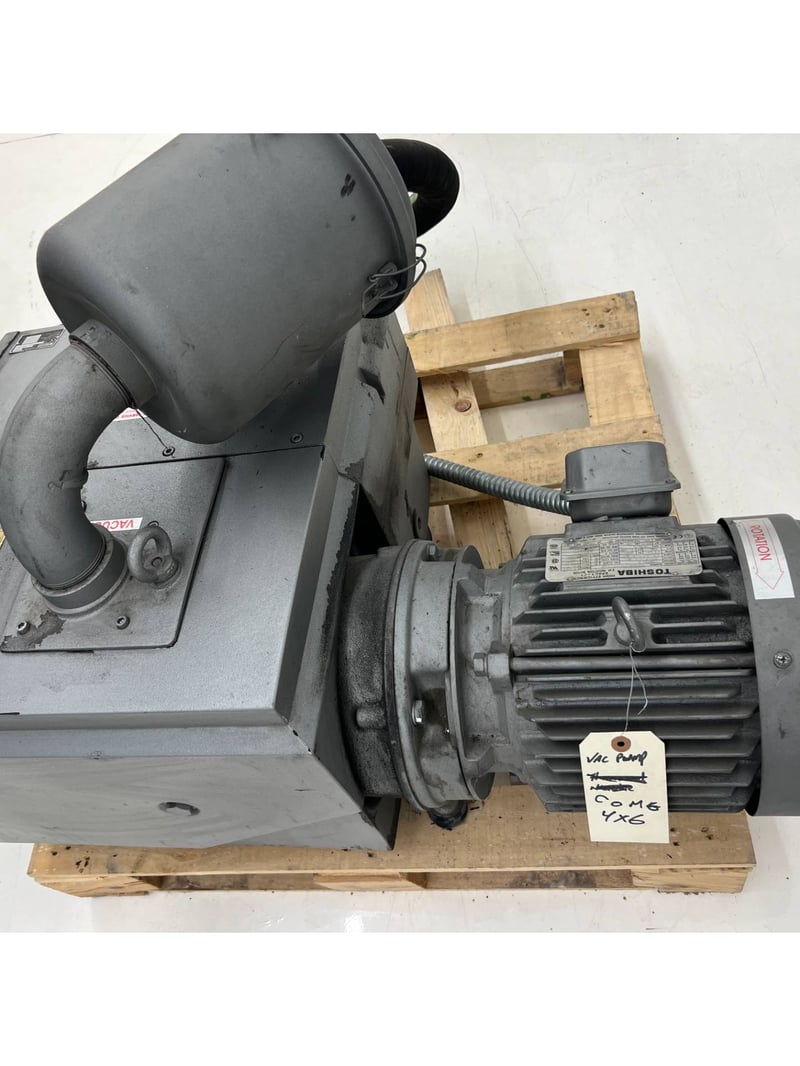 Becker #U-4.165-SA/K, Vacuum Pump, 160-192 m/h Inlet, 5 HP, 230/460V., Toshiba Motor, 2006