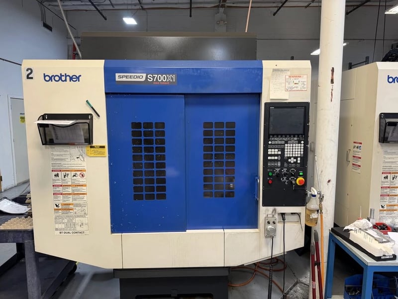 Brother #Speedio-S700X1, 4-Axis Vertical Machining Center, 31.5" x 15.7" table, 27.6" X, 15.7" Y, 11.8" Z