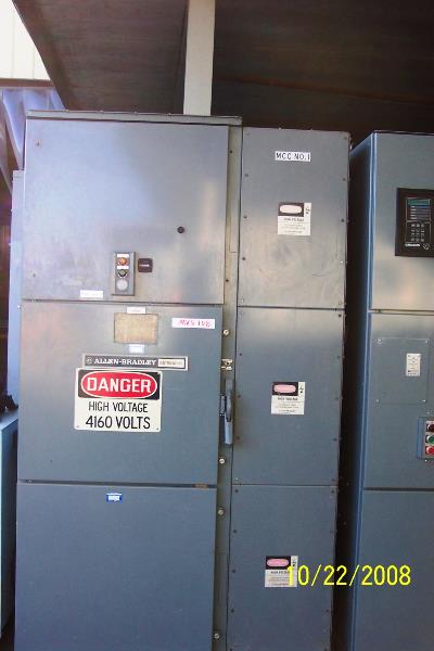400 Amp. Allen-Bradley, 1502-A4C3D1, vacuum contactors, 5 KV, MVS108