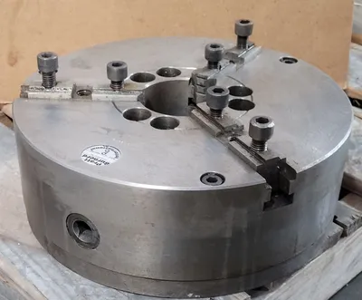 12" Pratt & Whitney Burnerd #1271-53215, 3-jaw lathe chuck, A1-6 mount, 3" center hole, 94071
