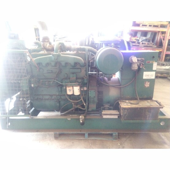 125 KW Onan #125.0DYD-9XR, Diesel Generator, 347/600 Volts, 195 HP Allis Chalmers engine, 1800 RPM, 2579