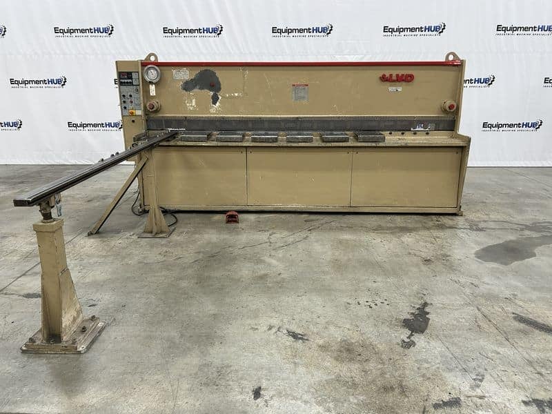 1/4" x 10' LVD #JS-C25/10, hyydraulic shear, 39" front operated power back gauge with digital readout, 17