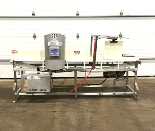 Mettler Toledo #SL2000, Safeline metal detection, 23-3/4" x 16-1/2" aperture, 102" x 22" conveyor