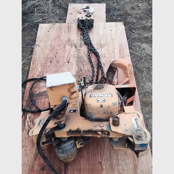 3 Ton, Demag #PK-10, overhead electric hoist, 1983
