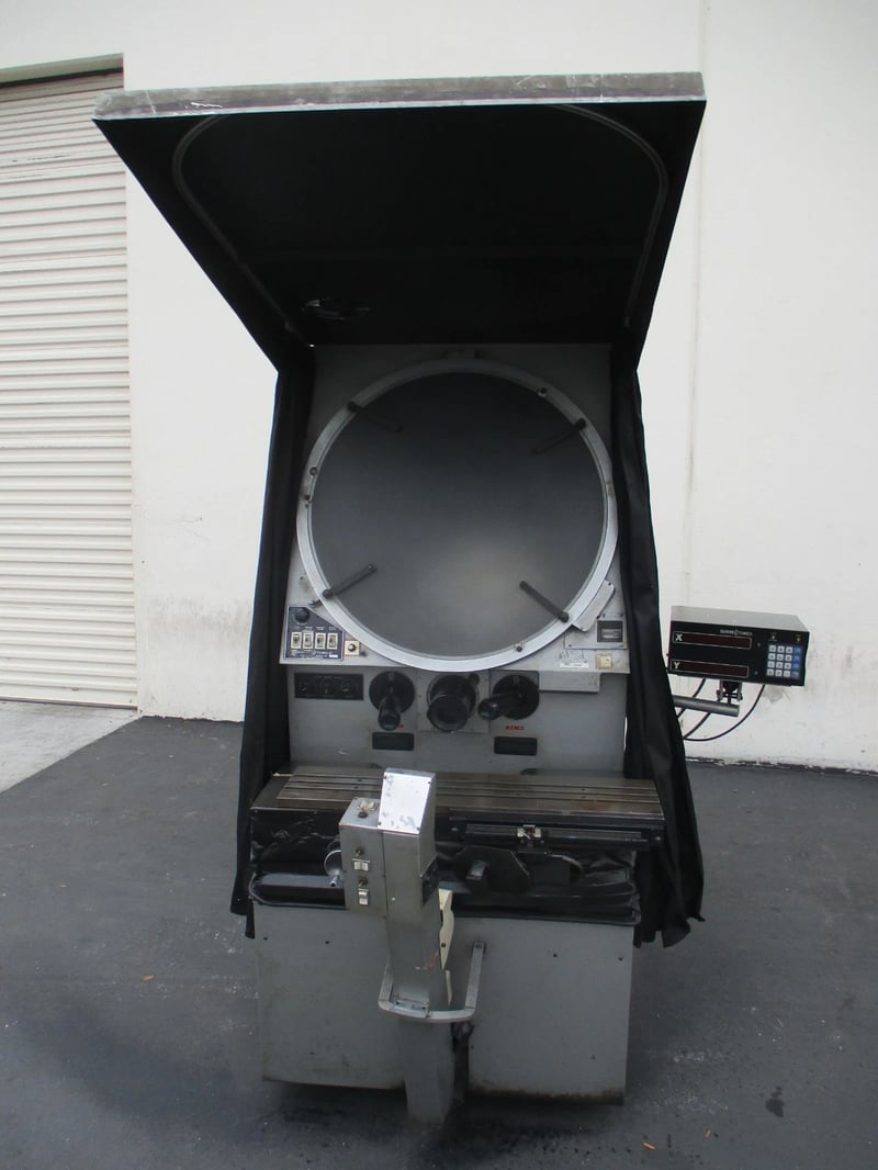 30" Scherr-Tumico #22-2500, CNC optical comparator, 500 lb. max work load, 6" focal plane