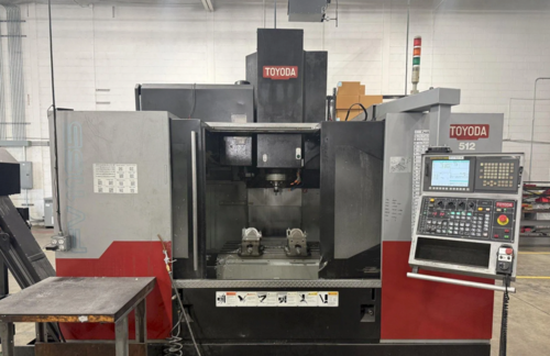 Toyoda #FV1165, CNC Vertical Machining Center, 3-Axis, 43.3" X, 51" x 25.6" Table, 25 HP, 6000 RPM, CAT 50