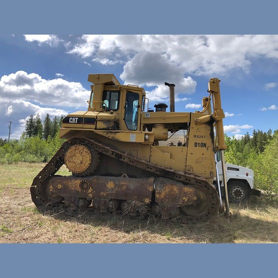 Caterpillar D10N, Crawler Dozer, 520 HP CAT 3412 diesel engine, 8.4' track gauge, 13,000 hours, 1991