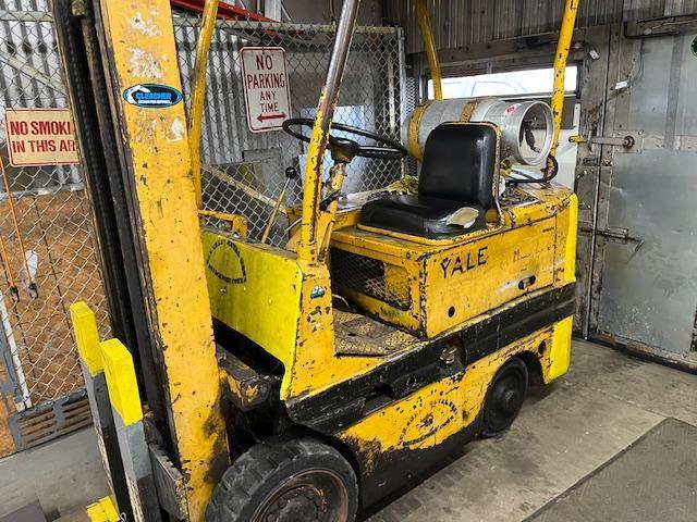 6000 Lb. Yale #K651AT-50UF, Forklift, propane, solid tires
