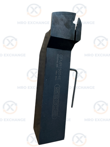 Seco Tools #CFMR15004E, MDT Indexable Grooving Toolholder, 1.5" Square Shank, 4mm Insert Seat, Radial