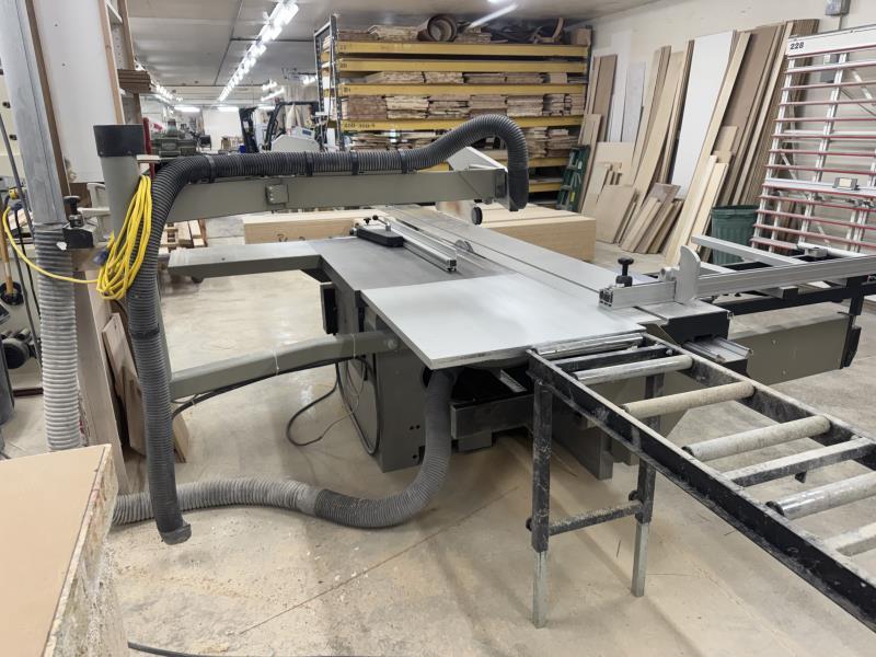 Altendorf #F-45, Sliding Table Saw, 130" Cutting Length, 16" Main Blade Capacity, 4-7/8" Cut Depth, 51" Rip