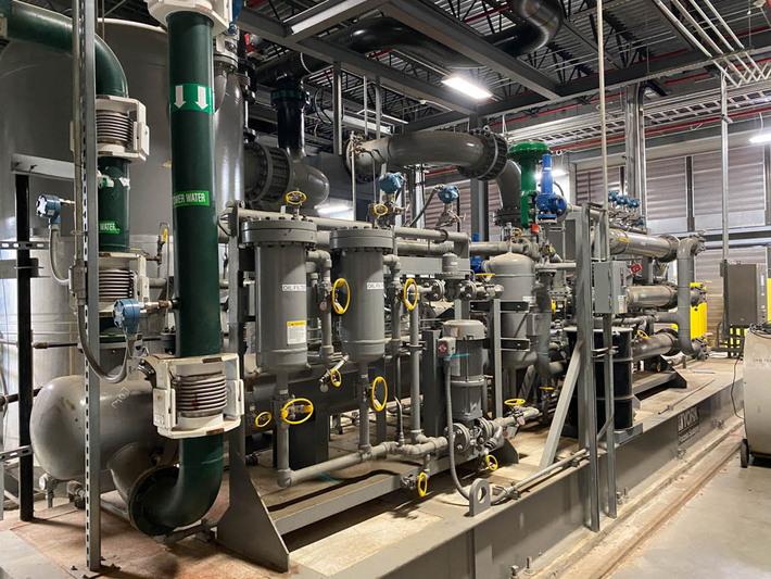 4,500 HP Frick #TDSH408S, Screw Compressor Package, LNG/High Stage, Teco Westinghouse Driver, 4,160 V., 700