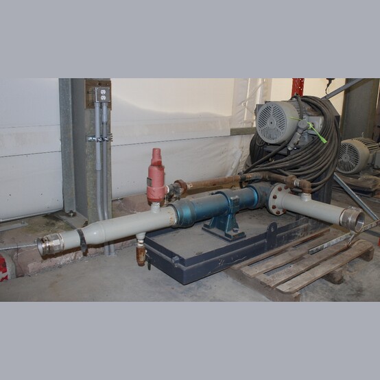 Moyno #2L8-CDY-3AAA, Progressive Cavity Pump, 15 HP, 100 GPM, 175 psi, 4" inlet x 3" outlet