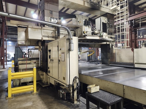 SNK #RB-7VM, CNC 5-Axis Bridge Mill, 324" X Travel, 177.1" Y Travel, 23.6" Z Travel, 30 HP, 4,500 RPM, Cat
