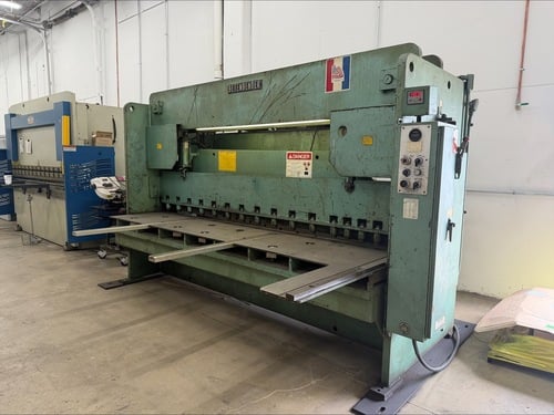 3/8" x 10' Betenbender #10-3/8, Hydraulic Power Squaring Shear, Power Backgauge, 20 HP, 1999