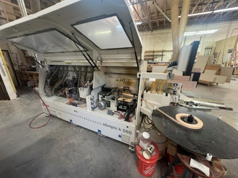 SCM #Olimpic-K560, Edgebander w/Premill, 0.4-6 mm edge, 8-54 mm panel, 2-speed 40/60 FPM, 2017