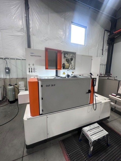 Agie Charmilles #Cut-30P, Wire Electrical Discharge Machine, 600x400x350 mm, Glass Scales, 25° Taper, 2010