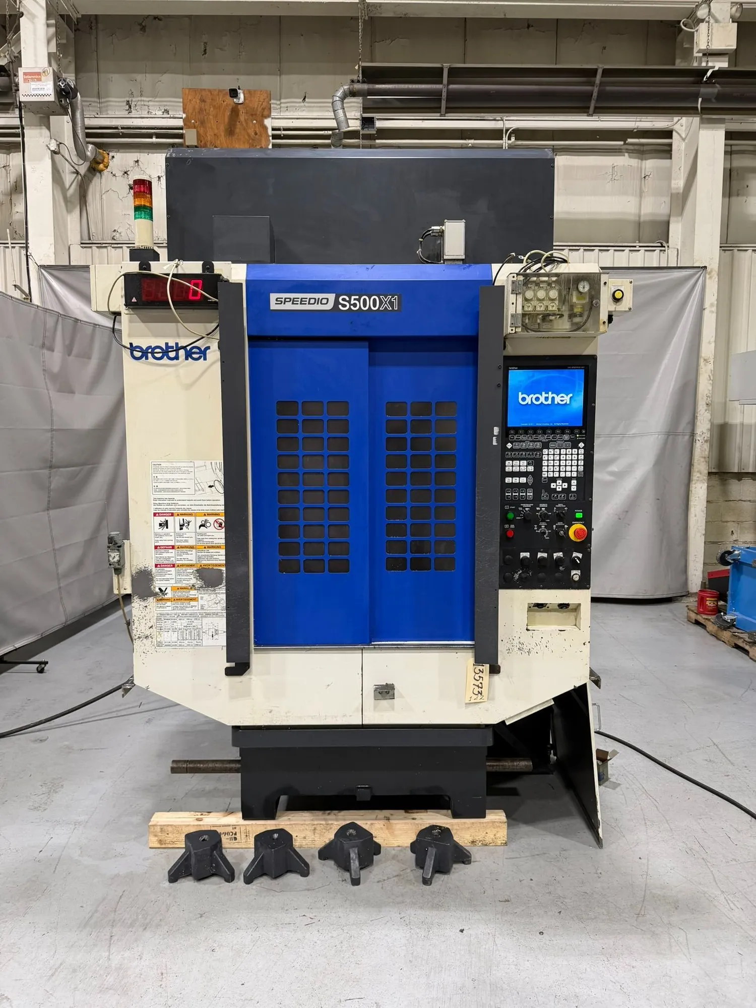 Brother #Speedio-S500X1, 4-Axis vertical machining center, BT30, 19.7" X, 15.7" Y, 11.8" Z, 10,000 RPM, 21