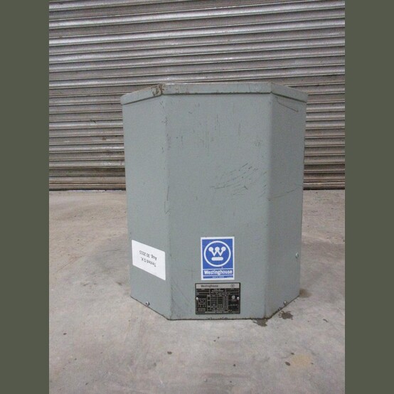 15 KVA 480 Primary, 120/240 Secondary, Westinghouse #W48F11S15, Dry Type Transformer Single Phase