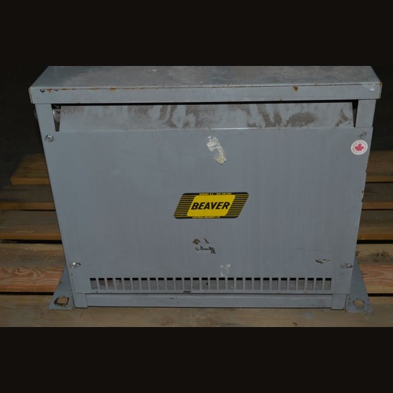 15 KVA 480 Delta Primary, 208Y/120 Secondary, Beaver, Dry Type Isolation Transformer 3 Phase