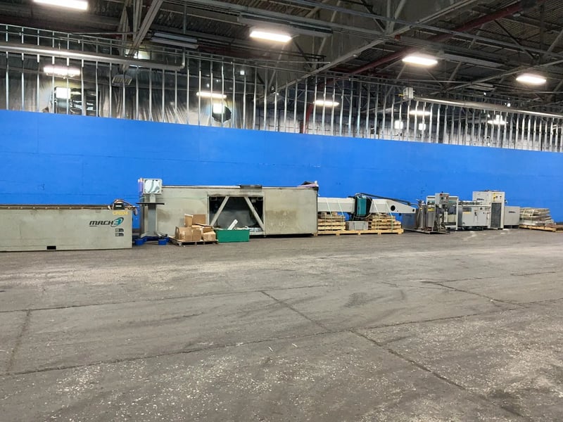 Flow #MACH-3-57981-1, Waterjet System, 87,000 psi, 480 V., 2017